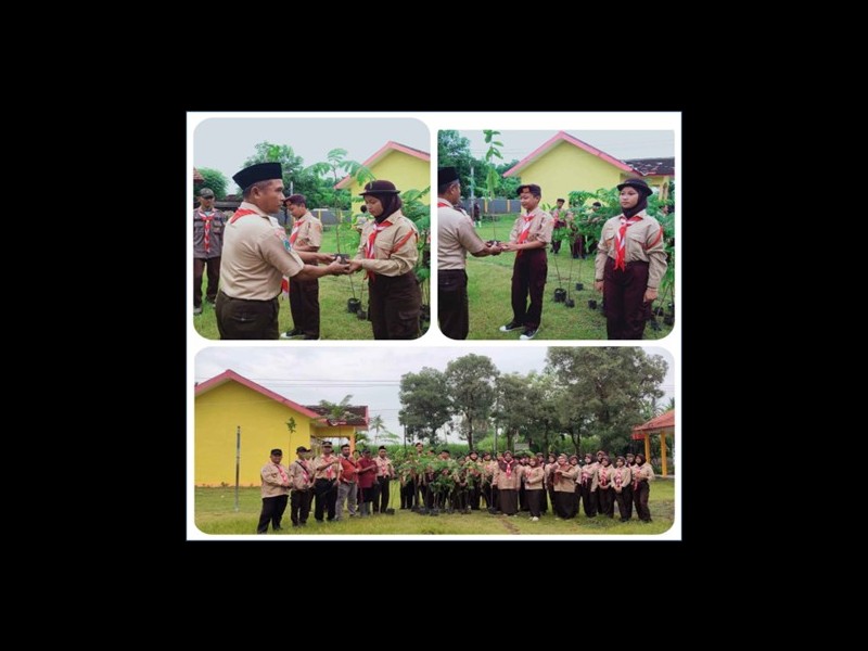 SDN 2 SOPET Memperingati Gerakan Sejuta Pohon bersama Gerakan Pramuka  Kwartir Ranting  Kec.  Jangkar